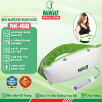 Đai Máy Massage Bụng Nikio NK-168 - Công Nghệ Rung Tần Số Cao Và Nhiệt Nóng - Hỗ Trợ Giảm Mỡ, Làm Săn Chắc Cơ Bụng Nhanh, Làm Ấm Bụng, Giảm Đau Bụng Kinh