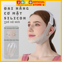 Đai nâng cơ mặt Vline Silicon kết hợp các điểm bấm huyệt thế hệ mới thon gọn mặt chống chảy xệ giảm nọng