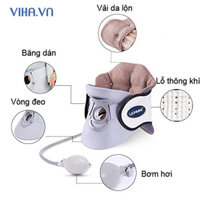 Đai Nẹp Kéo Dãn Cột Sống Cổ LEAMAI C02, Đai Hơi Định Hình Cổ, Đai Hơi Hỗ Trợ Thoái Hóa Đốt Sống Cổ