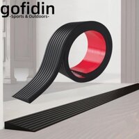 Dải ngưỡng cửa GOFIDIN, Dải cao su PVC tự dính, Băng chống trượt cầu thang sọc 1M bền bỉ