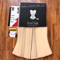 Đai Nịt Bụng corset latex giảm mỡ bụng siết eo 25 xương, Gen nịt bụng latex định hình sau sinh - Da 24cm,Xl bụng 98 - 105cm