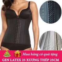 Đai nịt bụng latex 25 xương 25cm phù hợp chiều cao < 1,55m