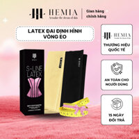 Đai nịt bụng latex corset chuẩn S - Line Hemia định hình eo, giảm mỡ bụng chính hãng 5 size Tặng kèm thước dây