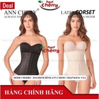 Đai nịt bụng sau hút mỡ thẩm mỹ Ann Chery 2025 dáng lỡ màu đen - phiên bản siêu mềm mại mỏng nhẹ năm 2024 - BẢN MỸ 100%