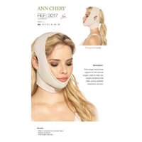 Đai nịt mặt - Đai gọt hàm, Gen định hình Cằm V-Line Ann Chery 3017- Đai nâng cơ mặt- Đai định hình sau phẫu thuật