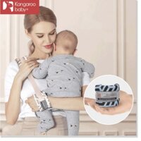 Đai ôm bé Kangaroo-Baby giúp mẹ nhẹ tay (Xanh Đen)