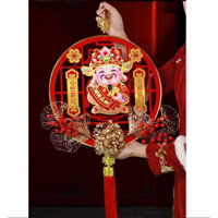 Dải Ông Thần Tài Lắc Đầu Gọi Tài Lộc, Chữ Phúc Lộc Thọ Decor Trang Trí Tết