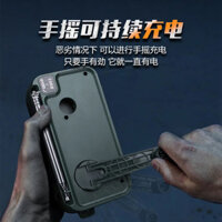 Đài Phát Điện Quay Tay, Đèn Pin Đa Chức Năng, Loại Pin Dự Phòng Khẩn Cấp Năng Lượng Mặt Trời, Thiết Bị Sinh Tồn Ngày Tận