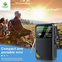 Đài phát thanh AEROT FM AM SW, Đài phát thanh chạy bằng pin đa chức năng có thể sạc lại Type-C, Độ bền có thể tháo rời Transistor HD Màn hình Con trỏ bỏ túi Radio Elder