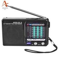 Đài phát thanh di động AM / FM / SW hoạt động cho đài phát thanh sử dụng trong nhà, ngoài trời & khẩn cấp có loa & giắc cắm tai nghe
