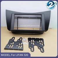 Đài Phát Thanh Fascia Tấm Khung Phù Hợp Cho LIFAN 320 2008-2014 2 Din Giá Đỡ Đầu DVD Fascia Xe Stereo Đài Phát Thanh Lắp Đặt Dash