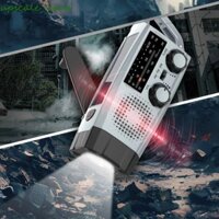 Đài phát thanh khẩn cấp giới hạn UPSCALE, Đèn đọc sách Quay tay Đài phát thanh thời tiết, Hệ thống loa Loa không dây di động an toàn đa chức năng Power Bank cho điện thoại di động