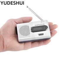 Đài phát thanh mỏng YudhUI, Loa tích hợp âm thanh nổi Đài phát thanh bỏ túi Mini, Đài phát thanh ăng-ten kính thiên văn di động chạy bằng pin AM / FM Du lịch dành cho người cao tuổi