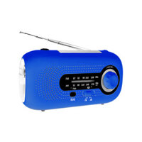 Đài phát thanh năng lượng mặt trời Wind Up Báo động SOS AM / FM Đài phát thanh năng lượng mặt trời khẩn cấp Crank Powered Radio với pin sạc 4 chế độ Jack cắm tai nghe Cổng USB để cắm trại ngoài trời Đi bộ đường dài