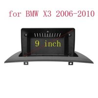 Đài Phát Thanh Ô Tô Fascia Cho Xe BMW X3 2006-2010 Stereo GPS Đầu DVD Cài Đặt Bảng Điều Khiển Xung Quanh Tấm Mặt Dash Gắn Viền Bộ 9 INCH Khung