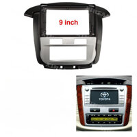 Đài Phát Thanh Ô Tô Fascia Cho 2007-2010 Toyota INNOVA 9 Inch Khung Android 2Din MP5 Máy Nghe Nhạc Stereo Bảng Điều Khiển