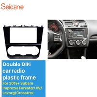 Đài phát thanh ô tô Seicane UV Black 2Din Fascia cho 2015 + Subaru Impreza Forester XV Levorg Crosstrek Dash Trim Bộ khung lắp đặt máy nghe nhạc
