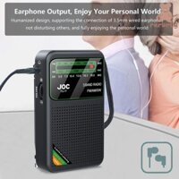 Đài phát thanh RERBRTY FM AM SW, Đài phát thanh hoạt động bằng pin đa chức năng có thể sạc lại Type-C, Transistor di động Độ to lớn Màn hình hiển thị HD Con trỏ bỏ túi Radio Elder