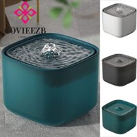 Đài phun nước cho mèo tự động COVIEEZB, Bộ lọc tuần hoàn tự động im lặng 3L, Đài phun nước uống cho thú cưng Cắm USB điện Máy phân phối nước cho mèo chó con