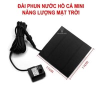 Đài phun nước mini năng lượng mặt trời trang trí hòn non bộ bể cá - máy bơm phun nước hồ cá