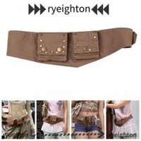Đai Punk RYEIGHTON, Dây Thắt Lưng Y2K Cá Tính, Quần Jean Trang Trí Retro Mini Túi Vuông Dây Thắt Lưng