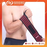 Đai Quấn Bảo Vệ Cổ Tay Tập Gym Aolikes Bản 4 Sọc Dài AL1539 (1 Đôi )