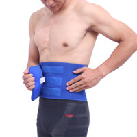 Đai quấn bụng bảo vệ cột sống AOLIKES YE-1690 định hình cơ bụng Sport waist protector - Hàng Chính Hãng - Blue - L
