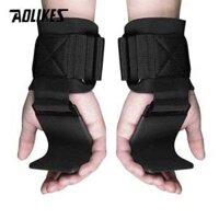 ĐAI QUẤN CỔ TAY MÓC THÉP NÂNG TẠ TẬP GYM LIFTING HOOKS AOLIKES AL7643 (1 ĐÔI)