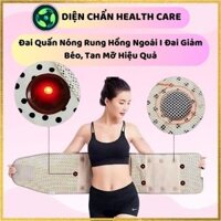 Đai Quấn Nóng Rung Hồng Ngoại I Đai Giảm Béo, Tan Mỡ Hiệu Quả, Tiện Lợi Bảo Hành 12 Tháng