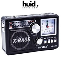 Đài Radio 741/Cassette-FM Âm Thanh To Rõ Nét-Có Đồng Hồ-Bắt Sóng Cơ Dễ Dùng Tích Hợp Đèn Pin-Sạc Điện-Thẻ Nhớ-USB -