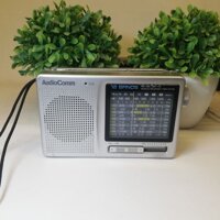 Đài radio bỏ túi nội đia Nhật AudioComm RAD-S312N 12 kênh có sóng ngắn SW, MW, AM, FM bắt khỏe