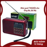Đài Radio Cổ Năng Lượng Mặt Trời NNS NS-2042S kết nối bluetooth, Nghe solo TWS, nghe thẻ nhớ, USB, FM, AM, SW - BH 1 năm