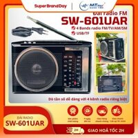 Đài Radio FM, AM FP SW-601UAR , Kết Nối Đa Dạng, Thích Hợp Nghe Nhạc, Nghe Đài FM, Tin Tức, Thời Sự, Dung Lượng Pin Cao