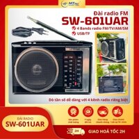 Đài Radio FM, AM FP SW-601UAR , Kết Nối Đa Dạng, Thích Hợp Nghe Nhạc, Nghe Đài FM, Tin Tức, Thời Sự, Dung Lượng Pin Cao