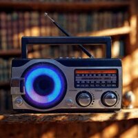 Đài Radio Fm Cho Người Già PX-725Bt, Máy Nghe Nhạc Mini Bluetooth Mp3 - Usb - Thẻ Nhớ (Tặng Pin Sạc)