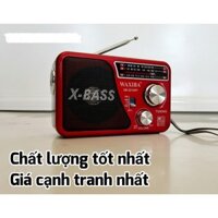 Đài Radio FM Waxiba XB-521URT- Đài có hỗ trợ thẻ nhớ TF và USB có đèn pin-hàng chính hãng