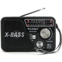 Đài Radio FM,AM Waxiba XB-521URT. Hỗ trợ khe cắm thẻ nhớ, USB và đèn pin