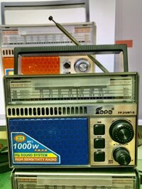 ĐÀI RADIO Fp 310BT-tấm pin năng lượng mặt trời Xuất xứ Nhật Bản Mẫu Mới Nhất quà tặng giành cho người thân yêu-Hàng Chính Hãng - Xanh dương