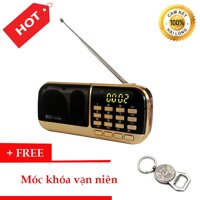 Đài Radio MP3 USB máy nghe nhạc cầm tay Walkman - B871 + Tặng Móc Khóa Vạn Niên