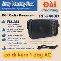 Đài Radio Panasonic RF-2400, Indonesia, Nguồn/Pin AA 4 viên