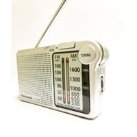 Đài radio panasonic RF - P150 FM/AM Kèm 2 Pin (Hàng Chính Hãng)