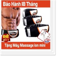 Đai Rung Nóng Massage Tan Giảm Mỡ Bụng Thon Gọn Vật Lý Trị Liệu Đau Mỏi Vai Gáy
