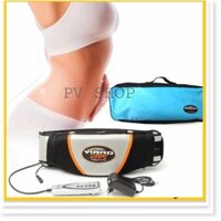 Đai rung nóng VIBRO SHAPE giảm mỡ bụng, đùi, mông - Tặng kèm kem tan mỡ.