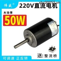 Đai Sander DC Motor 220v Nhỏ 3430 Công Suất Cao Trục Dài Động Cơ Mini Điều Chỉnh Tốc Độ Cao Động Cơ Nhỏ
