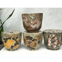 Đài sen cắm hoa gốm sứ Bát Tràng