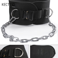 Đai tạ KECTTIO, Đai chịu lực Nylon chịu lực cao, Dây xích khóa kim loại có thể điều chỉnh Phòng tập thể dục