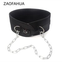 Đai tạ ZAOFAHUA, Đai chịu lực có thể điều chỉnh bằng Nylon, Đai xích khóa kim loại chịu lực cao Phòng tập thể dục