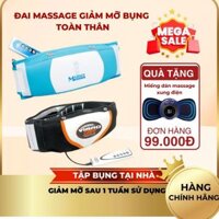 Đai tập bụng Vibro shap, Đai lưng tập Gym nâng cơ, máy massage rung nóng giảm mỡ cho nam nữ