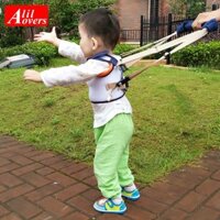 Đai tập đi cho bé Loại bảo vệ thắt lưng Dụng cụ tiện dụng chống sốc cho bé Trẻ nhỏ Học cách đi bộ Dây kéo Đai chống mất công dụng kép Bốn biển