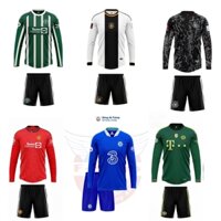 (Dài tay) Bộ quần áo bóng đá câu lạc bộ châu Âu 2023 - Áo bóng đá dài tay CLB ngoại hạng Anh